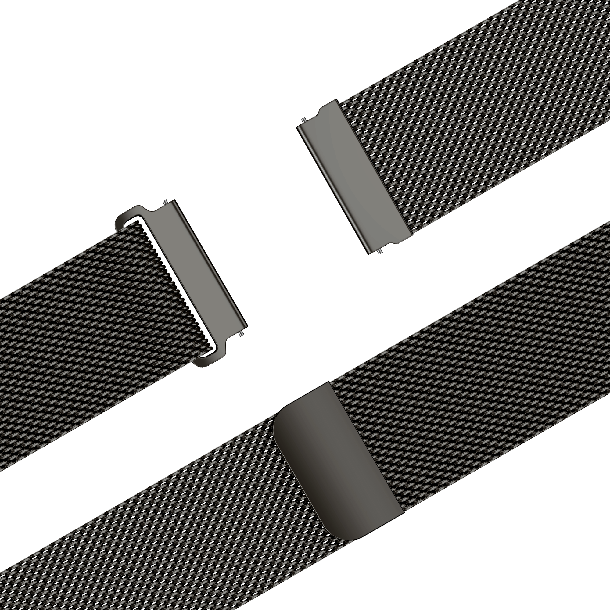 Bandz OnePlus Watch 'One Push' Milanese Strap (Titanium Grey)