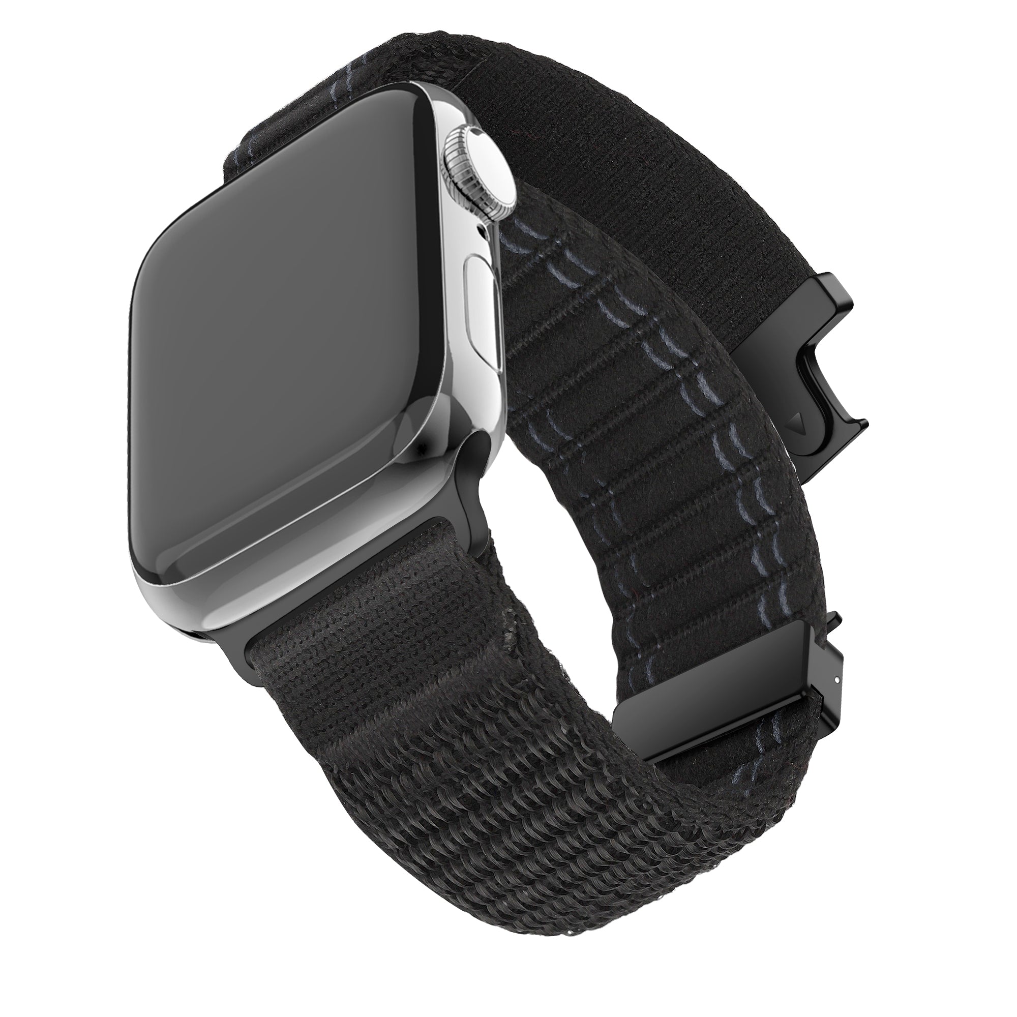 Bandz Apple Watch Nylon Strap 'Deluxe' with P-Buckle (Black)