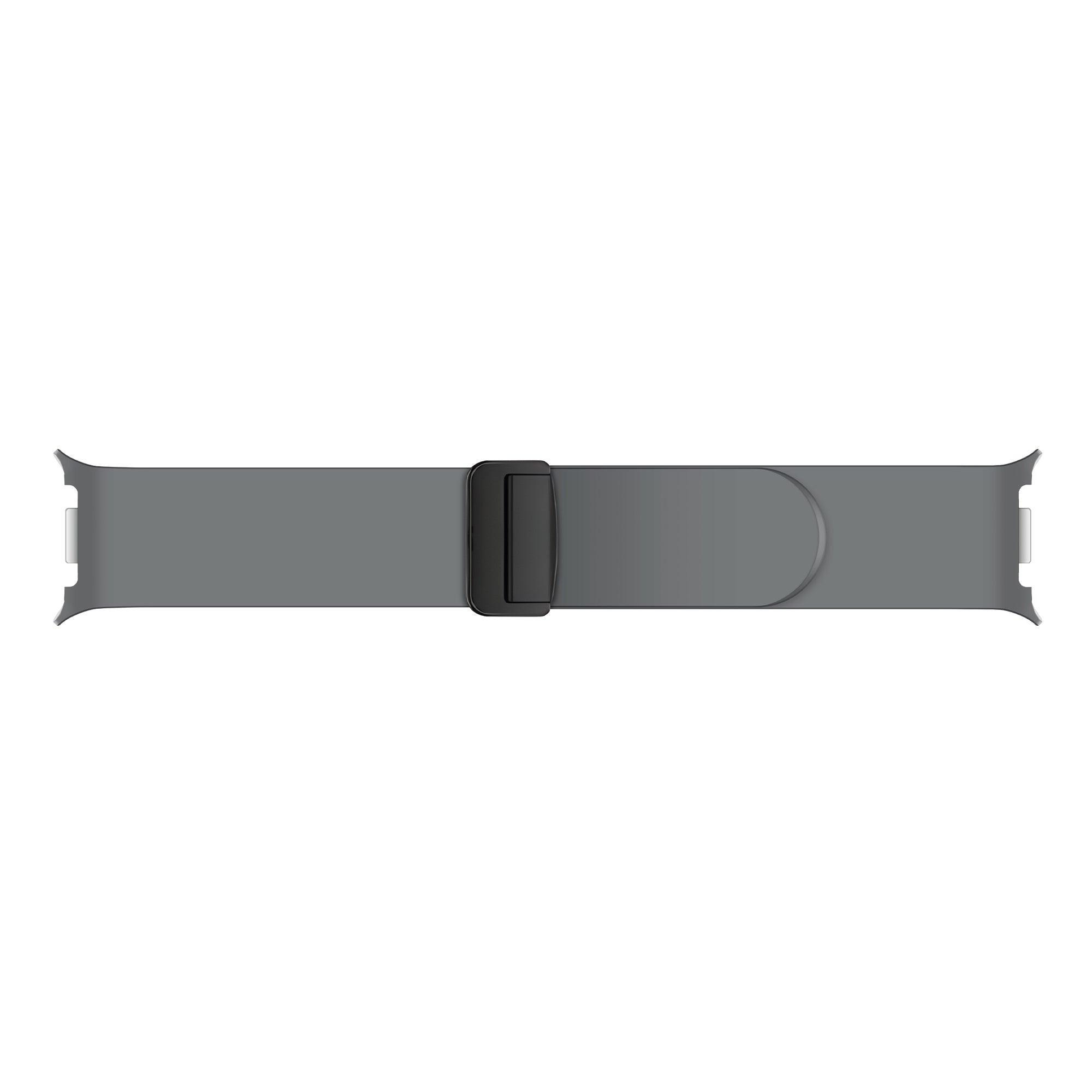 Samsung Galaxy Watch 8 - 44mm D-Buckle Silicone Strap (Dark Grey)