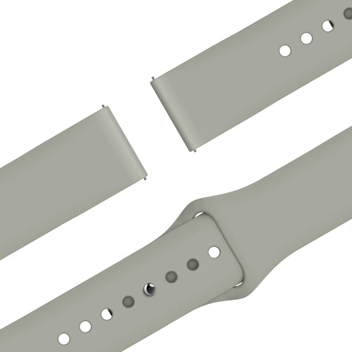 Bandz Amazfit Active Sport Strap 'Easy Fit' (Light Grey)