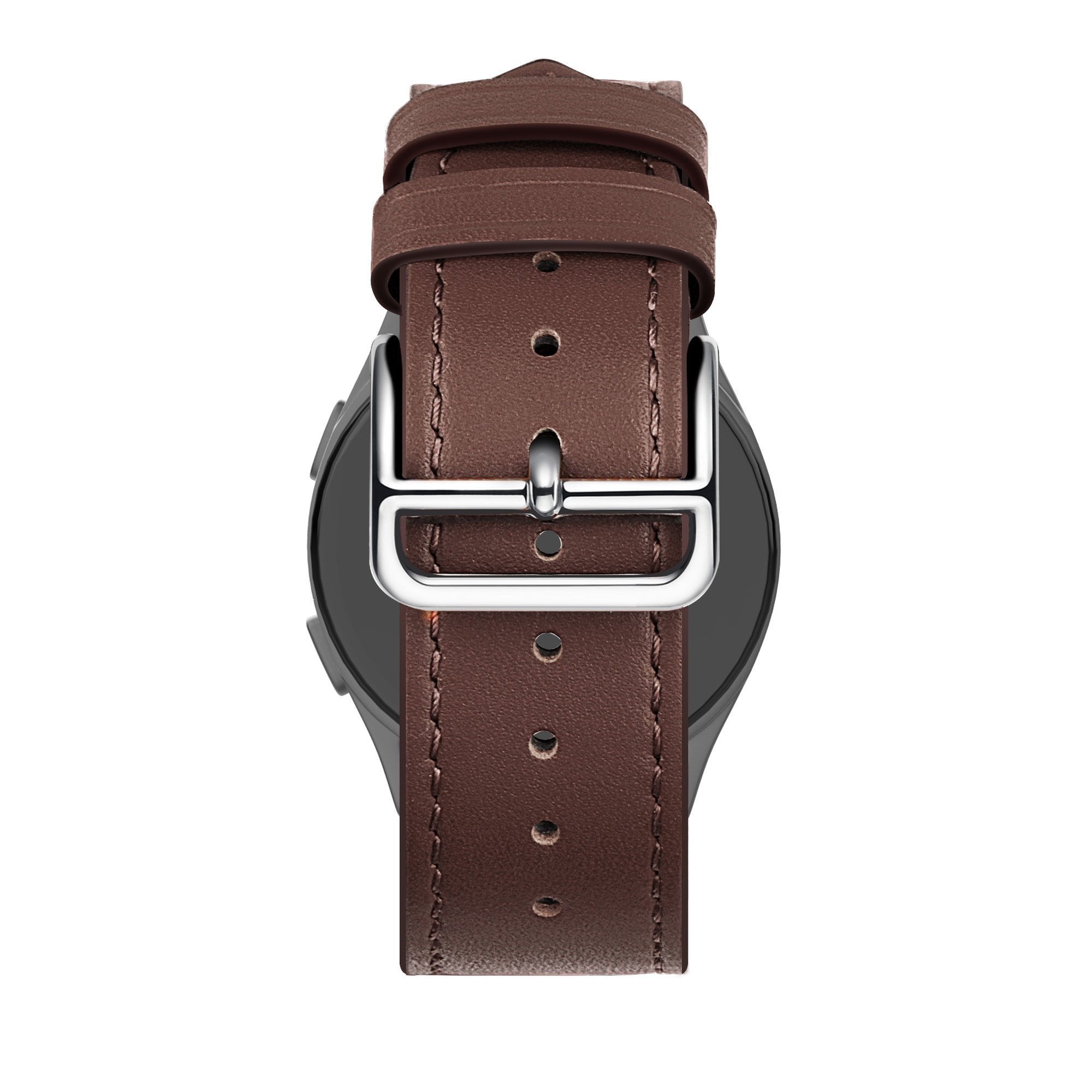 Bandz TicWatch 22mm Leather Strap 'Deluxe' (Brown)