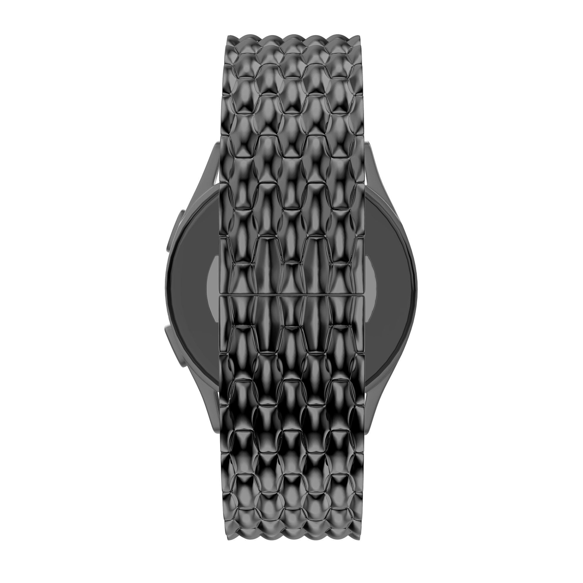 Bandz Amazfit Cheetah (Pro) Steel Strap 'Dragon' (Black)