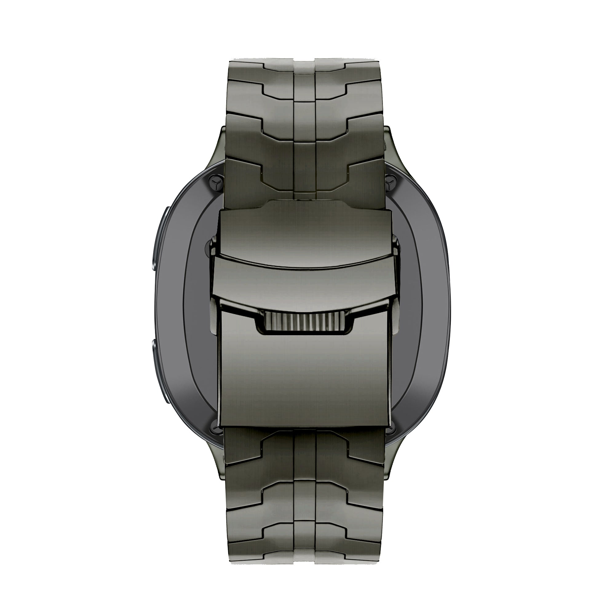 Bandz Samsung Galaxy Watch 8 - 44mm Steel Strap 'Iron' (Graphite)