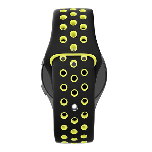 Bandz Oppo Watch X2 Sport Strap 'Deluxe' (Black/Yellow)