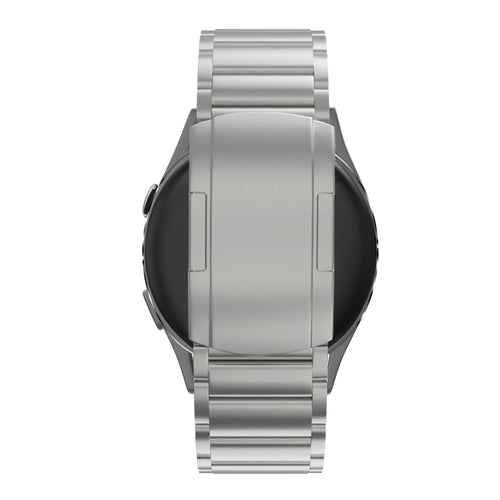 Bandz Garmin Vivomove HR Titanium Link Strap (Silver)