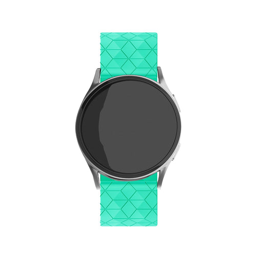 Redmi Watch 5 Active Silicone Hexa Strap (Aqua)
