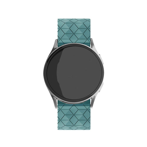 Coros Apex 2 Silicone Hexa Strap (Greyblue)