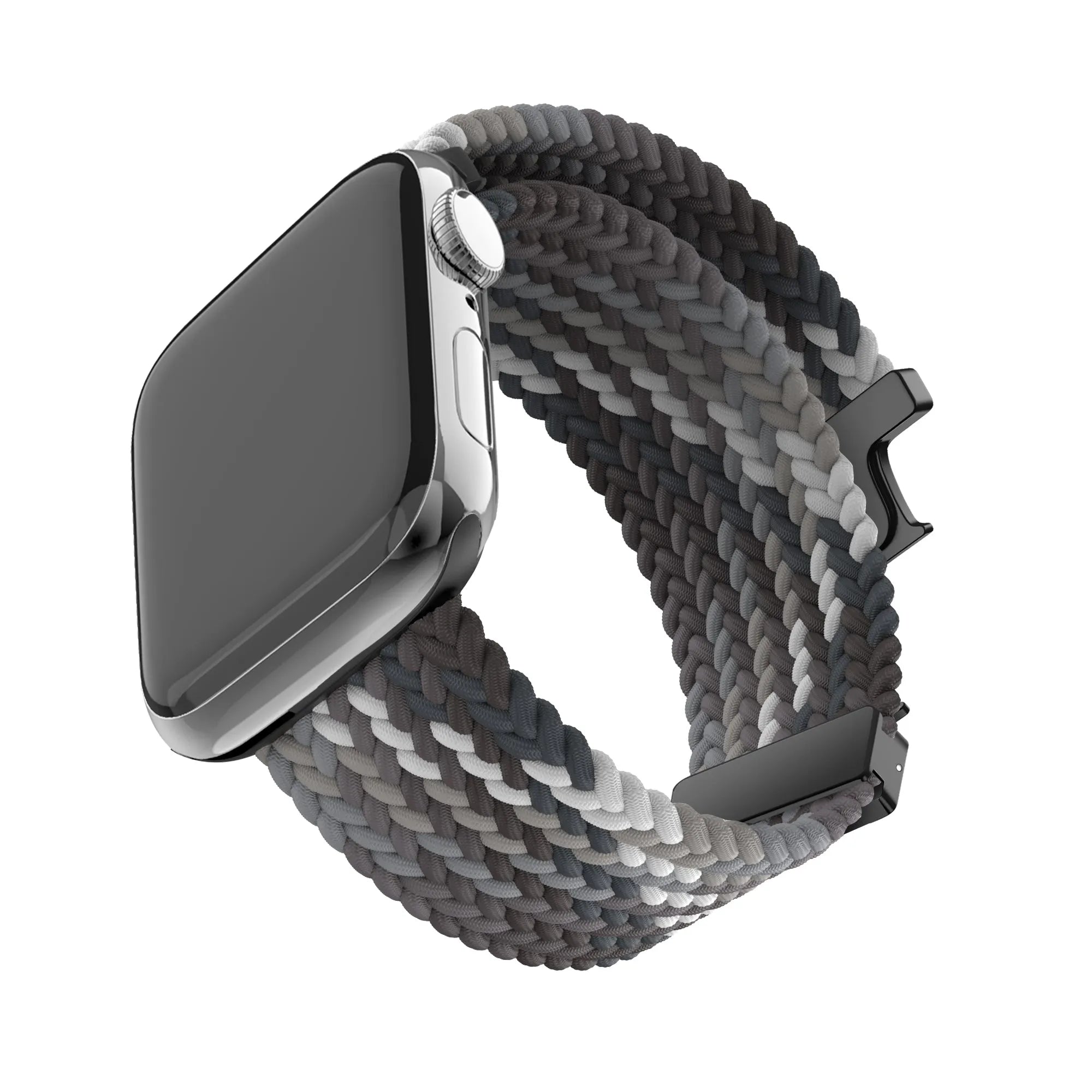 Bandz Apple Watch Braided Nylon Strap with P-Buckle (Slate)