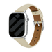 Apple Watch Slimfit Leather Strap (Light Beige)