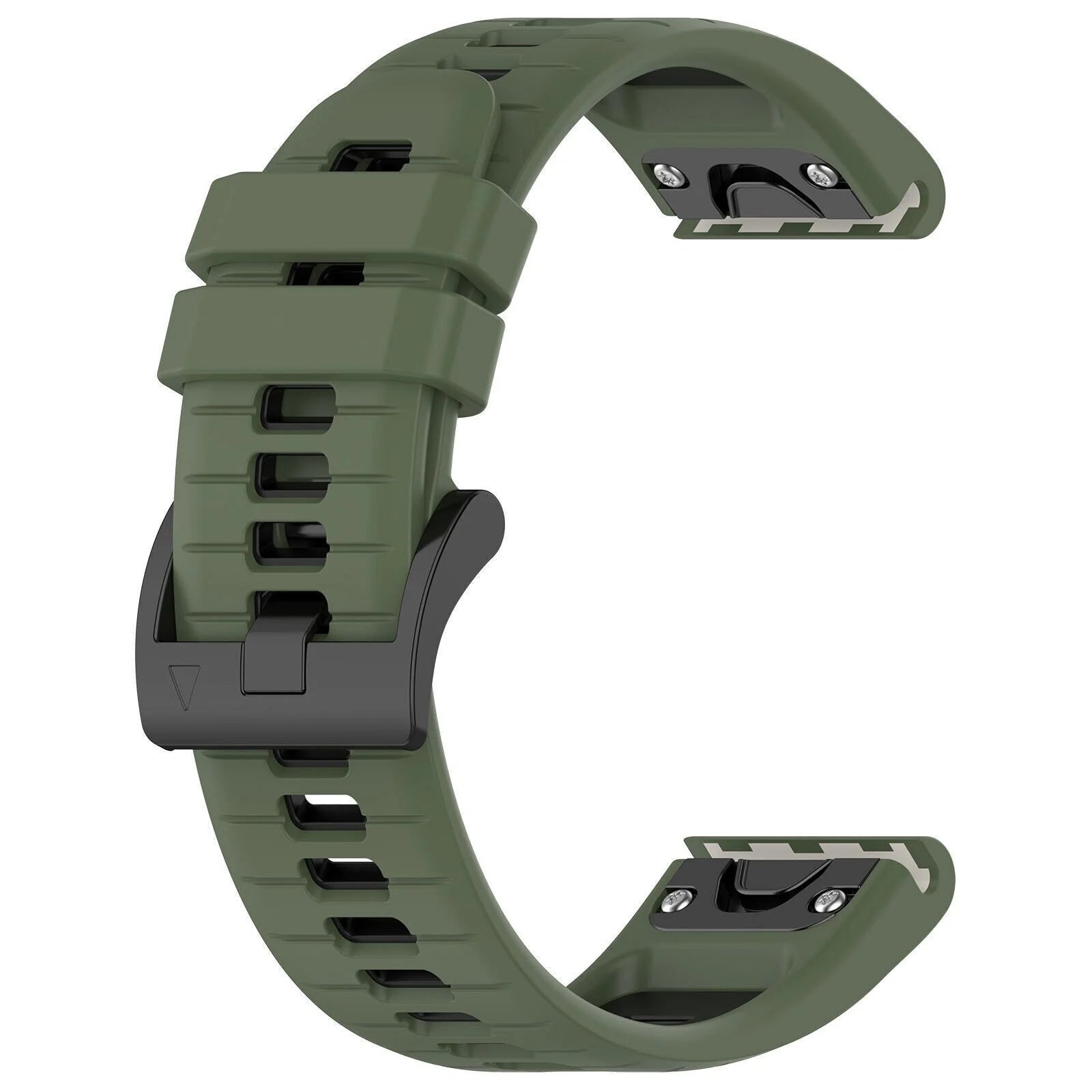 Garmin Forerunner 970 Sport Strap with Buckle (Olive Green/Black)