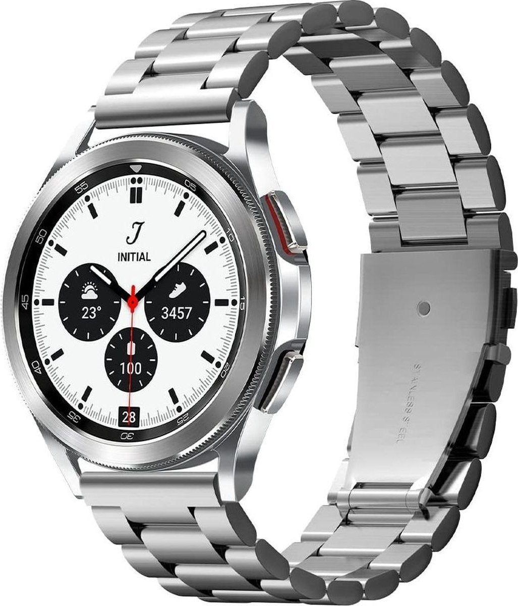 Spigen Galaxy Watch 6 Classic 43mm Steel Strap (Silver)