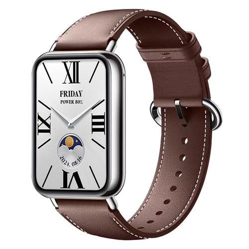 Xiaomi Smart Band 10 Pro Leather Strap (Dark Brown)