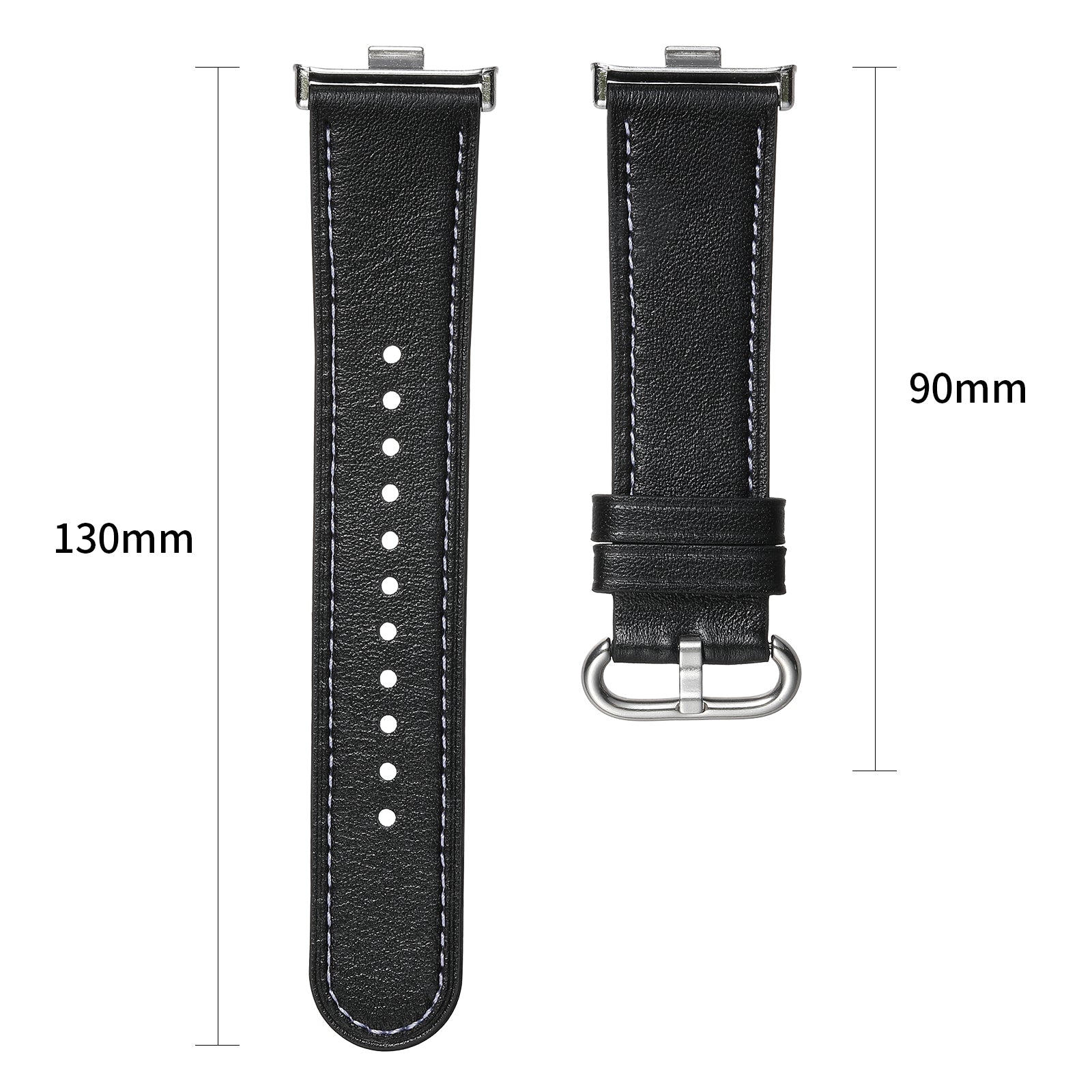 Redmi Watch 4 Leather Strap (Black)