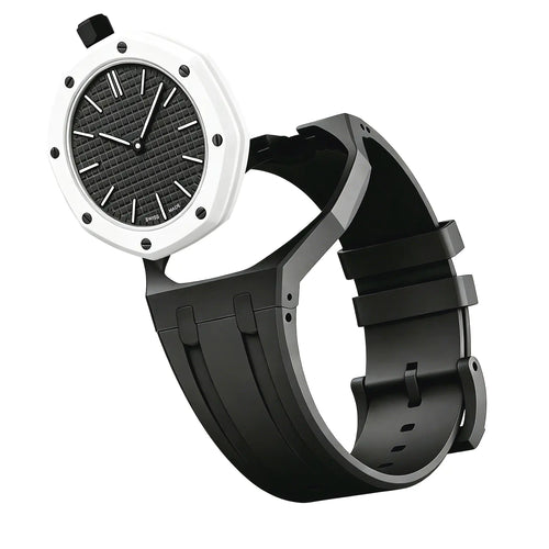 Swatch Royal Pop Silicone Strap - 12 O'Clock (Black)