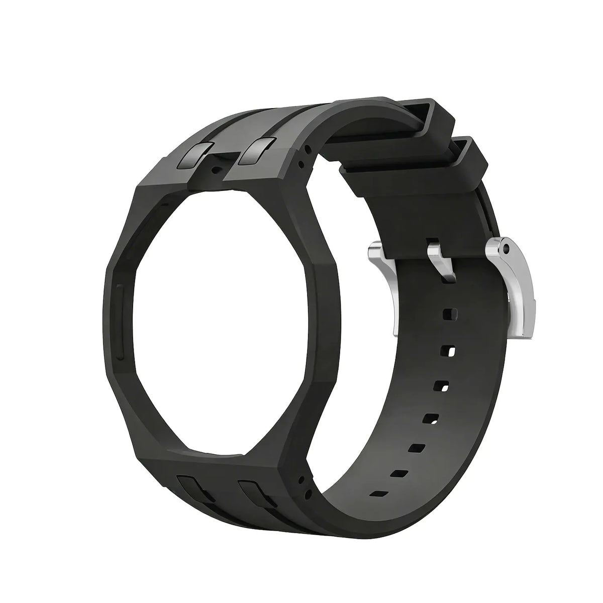 Swatch Royal Pop Silicone Strap - 12 O'Clock (Black)