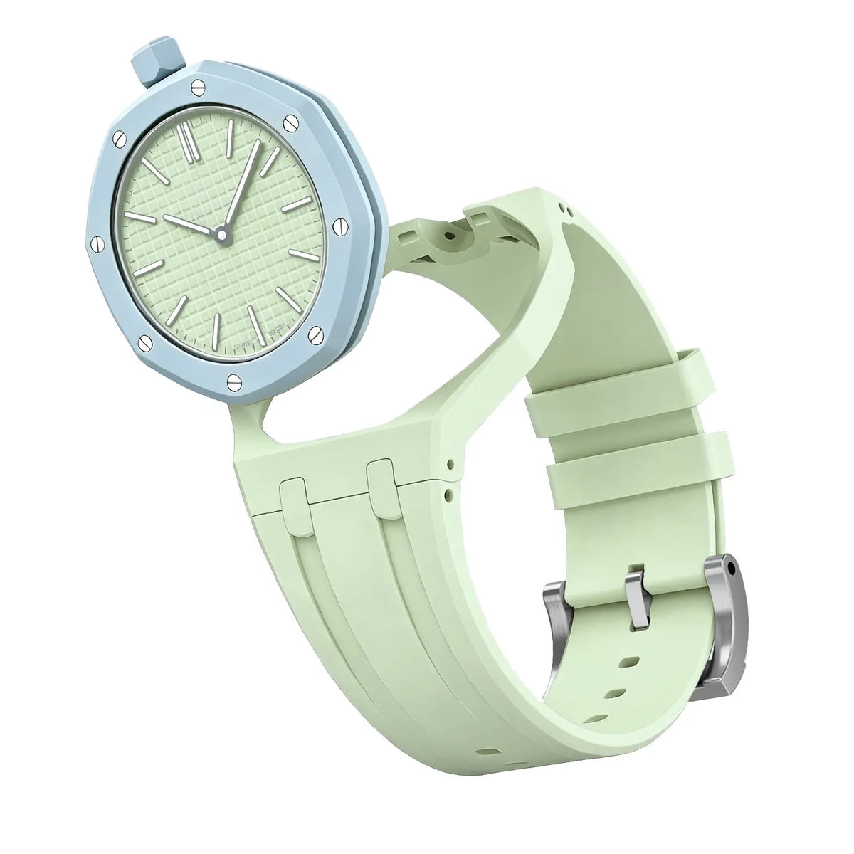 Swatch Royal Pop Silicone Strap - 12 O'Clock (Lime)