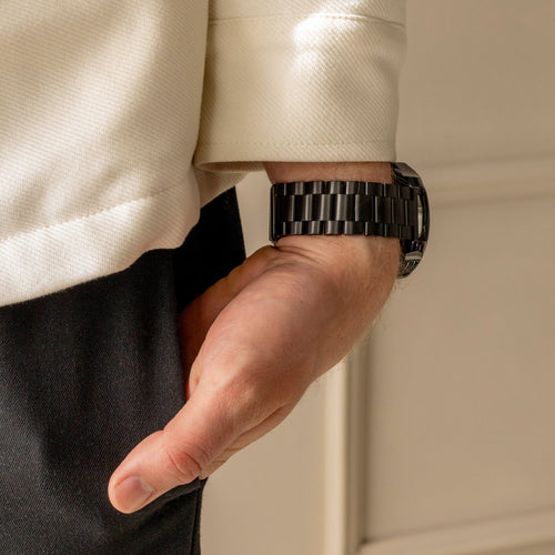 Fossil Gen 5e 44mm Steel Strap (Black)