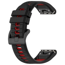 Garmin Instinct 3 - 45mm Sport Buckle Strap (Black/Red)