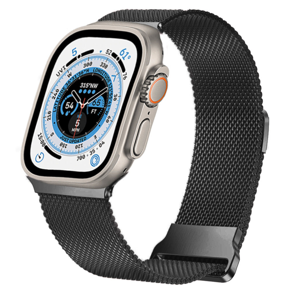 16-strap-it-apple-watch-ultra-milanees-bandje-zwar