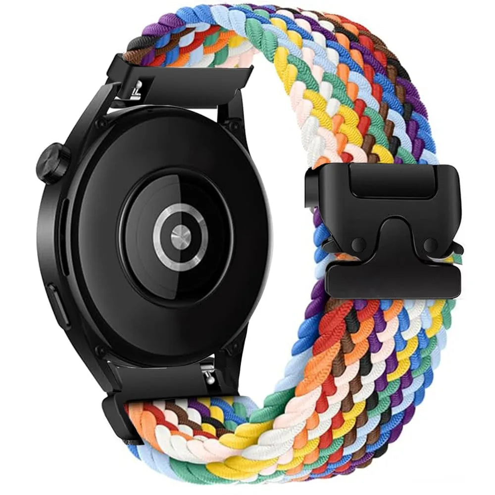 Garmin Forerunner 265s Braided Strap with P-Buckle (Rainbow)