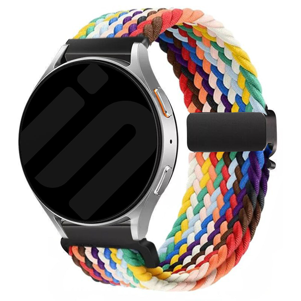 Garmin Vivoactive 4s Braided Strap with P-buckle (Rainbow)