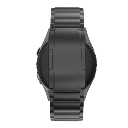 Bandz Garmin Vivomove 3s Titanium Link Strap (Black)