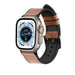 Apple Watch Ultra Hybrid Leather Strap with Buckle (Brown)