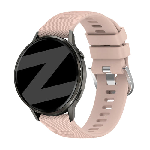 Bandz Garmin Vivomove 3s Silicone Strap 'Deluxe' (Light Pink)