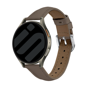 Coros Pace 2 Slimfit Leather Strap (Dark Brown)