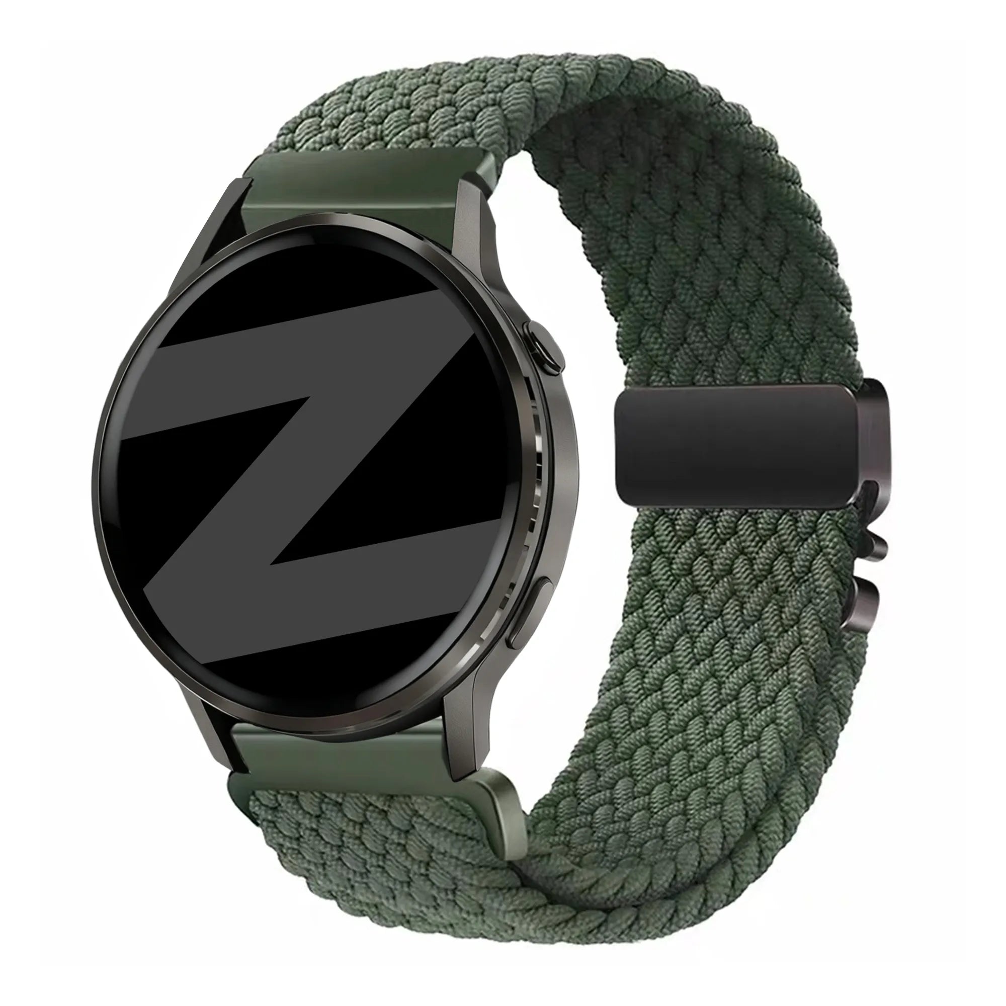 Bandz Garmin Vivoactive 5 Braided Strap 'Parachute' (Green)