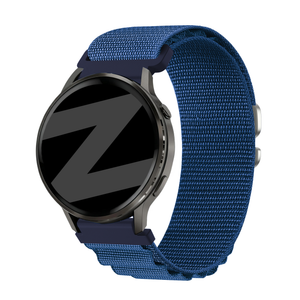 Bandz Garmin Forerunner 255 Alpine Nylon Strap (Blue)