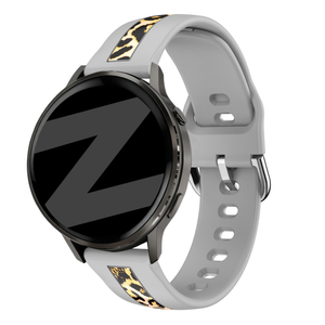Bandz Amazfit Cheetah 2 Pro Dual Leopard Strap (Light Grey)