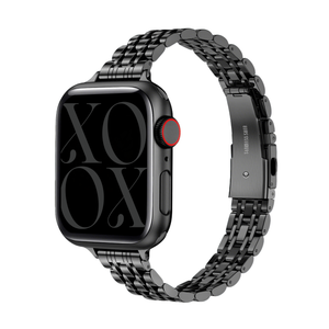xoxo Wildhearts Apple Watch Steel Strap 'Slim' (Black)