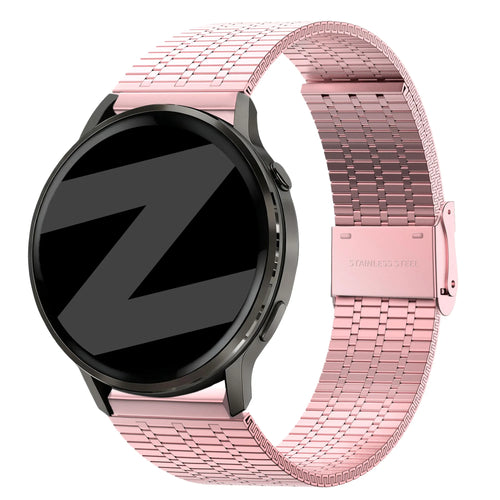 Bandz Garmin Forerunner 170 Adjustable Steel Strap (Pink)