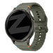 Bandz Garmin Venu 4 - 45mm Silicone Strap 'Wave' (Army Green)