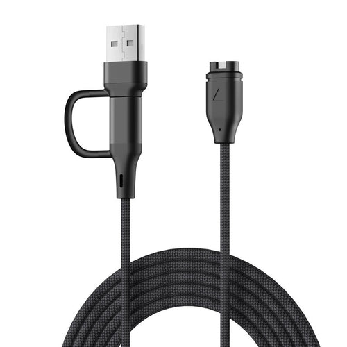 Strap-it USB-A & C 2in1 Braided Garmin Tactix 7 Charger