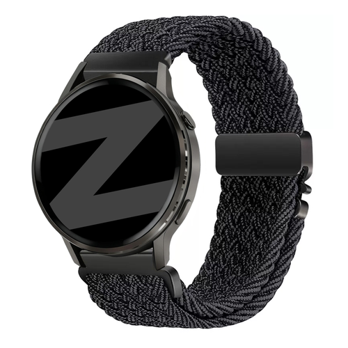 Bandz Garmin Vivoactive 4 Braided Strap 'Parachute' (Graphite)