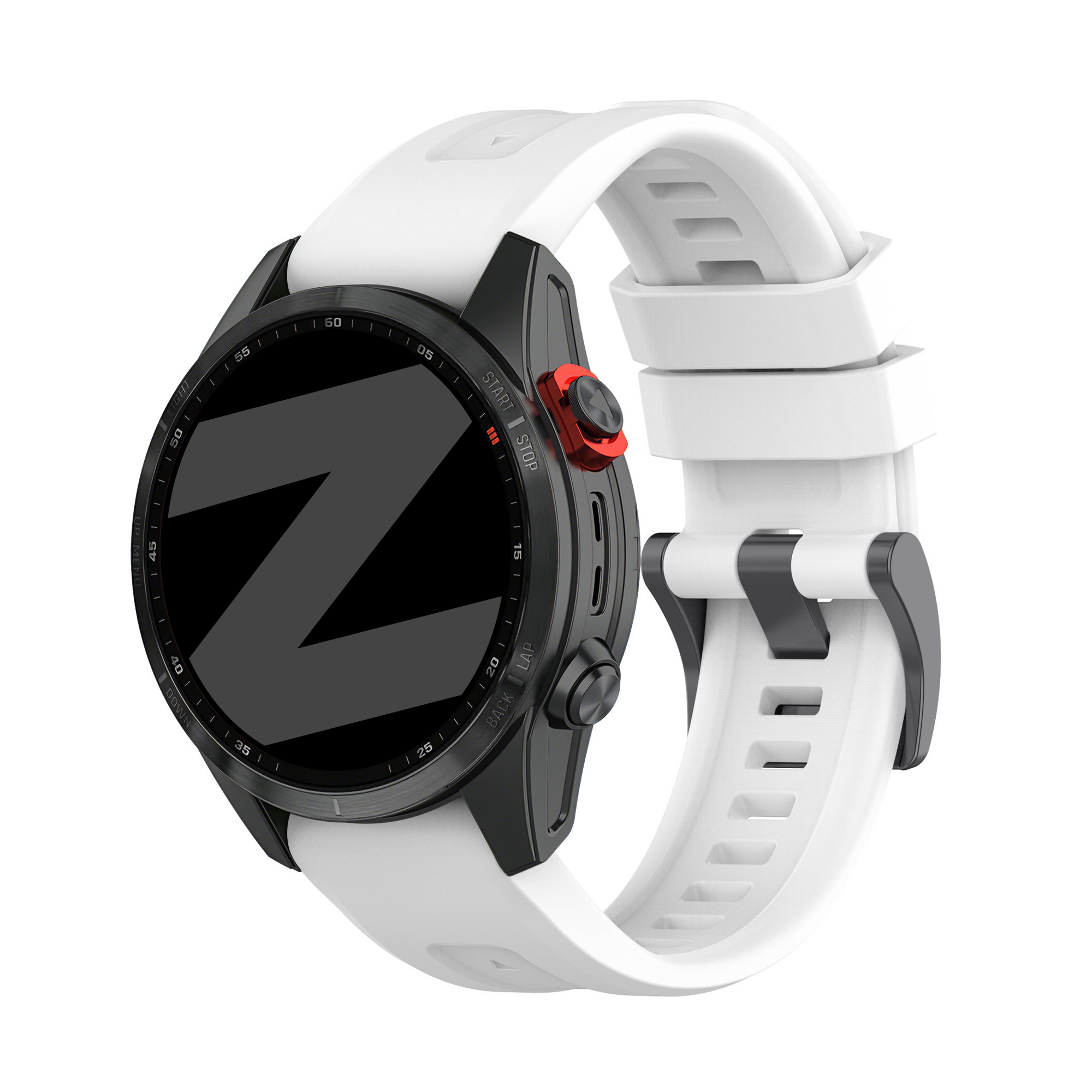 Bandz Garmin Instinct 2s Silicone Strap 'Classic' (White)