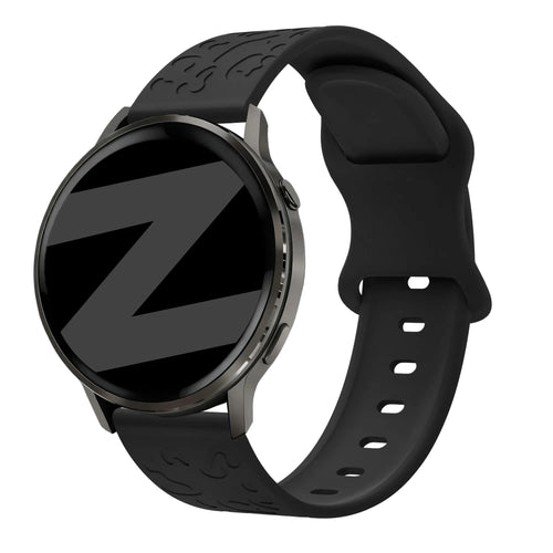 Bandz Garmin Approach S12 Silicone Strap 'Leopard' (Black)
