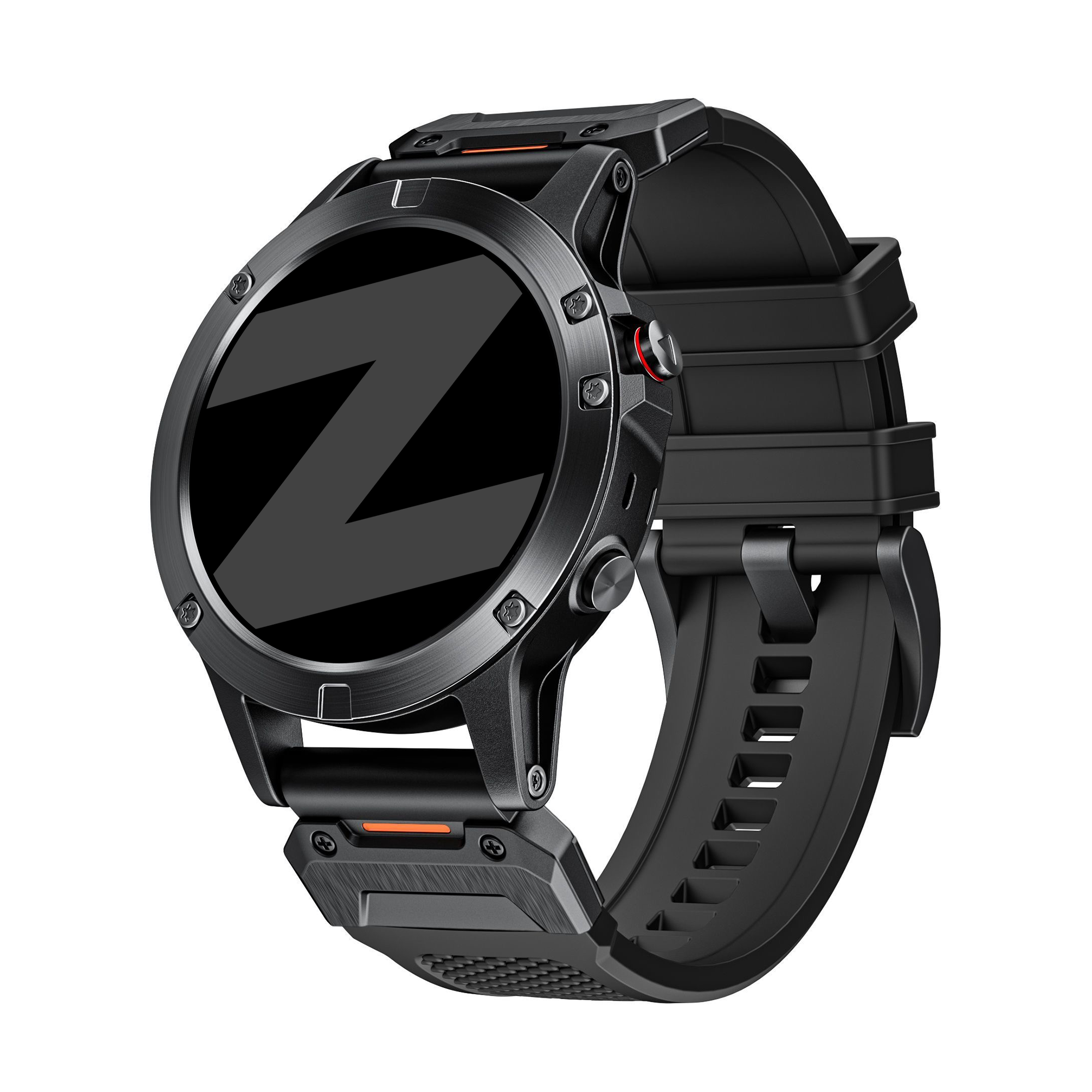 Bandz Garmin Fenix 8 - 51mm Silicone Strap 'Explorer' (Black)