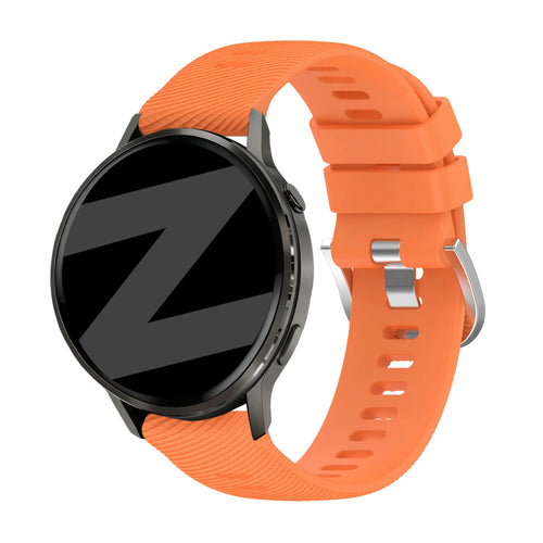 Bandz Garmin Forerunner 255s Silicone Strap 'Deluxe' (Orange)