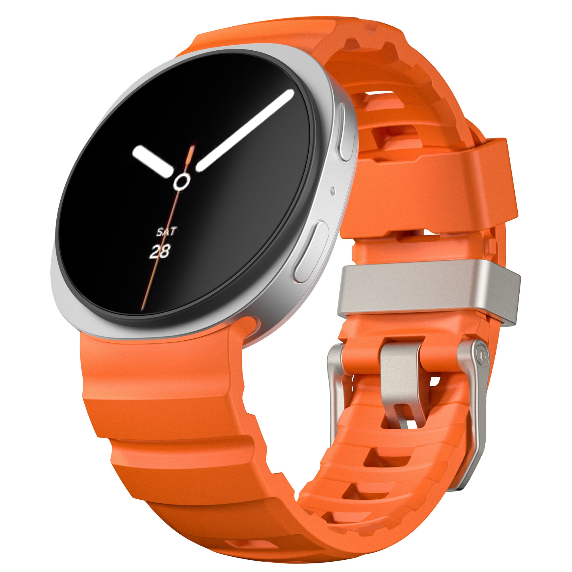 Samsung Galaxy Watch 8 Classic Extreme Silicone Strap (Orange)