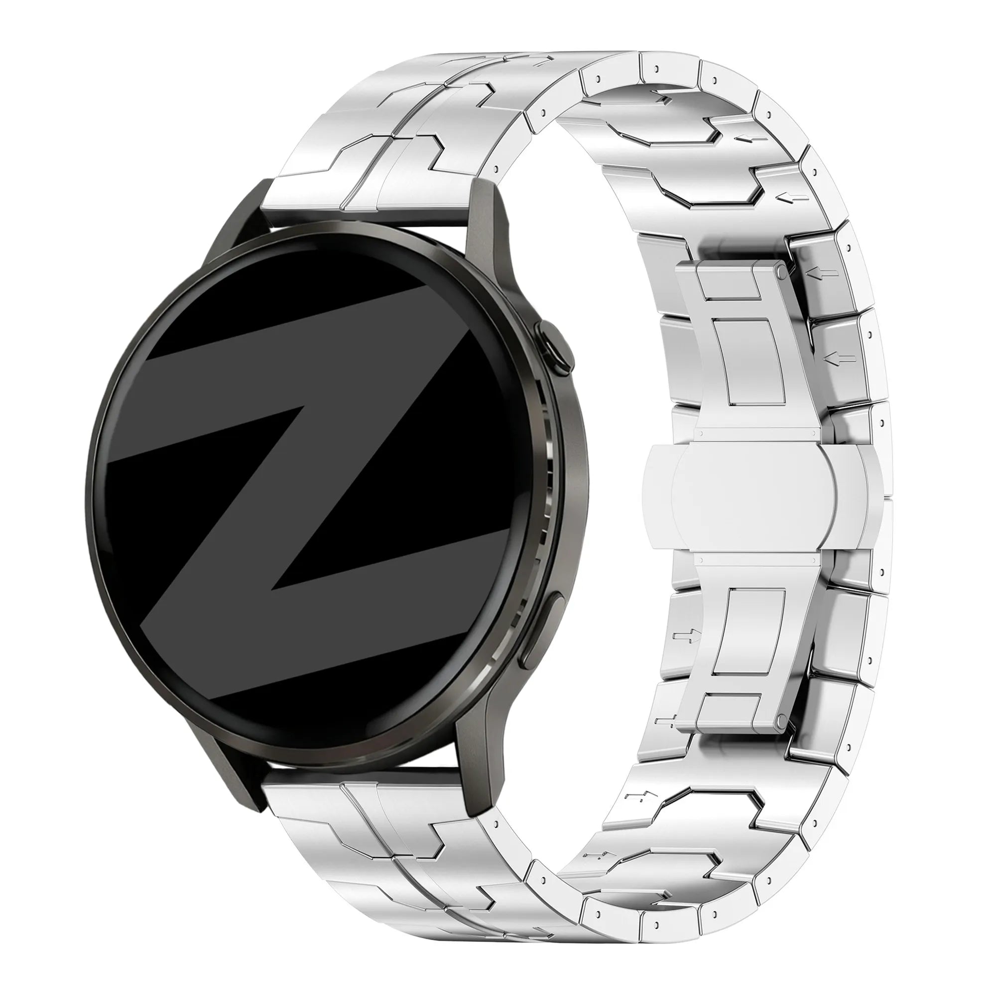 Bandz Garmin Venu 4 - 45mm Steel Strap 'Iron' (Silver)