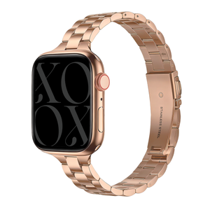 xoxo Wildhearts Apple Watch Slender Steel Strap (Rose Gold)