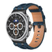 Samsung Galaxy Watch 8 - 44mm Solid Leather Strap (Dark Blue)