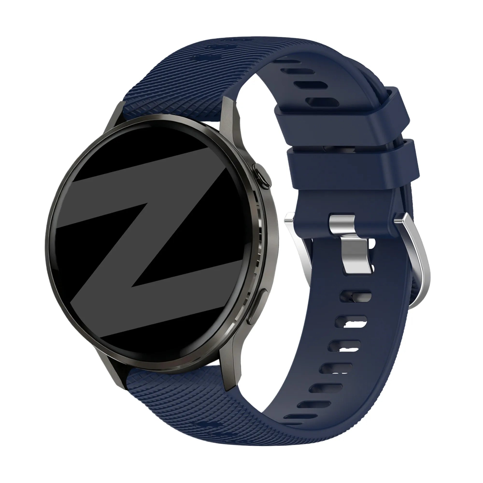 Bandz Garmin Vivomove 3s Silicone Strap 'Deluxe' (Dark Blue)