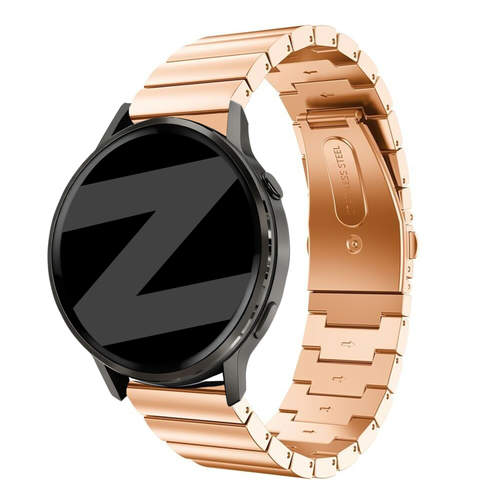 Bandz Garmin Approach S42 Steel Strap 'One Bead' (Rose Gold)