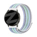 Bandz Garmin Vivomove 3s Nylon Loop Strap (Blue Stripes)