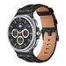 Samsung Galaxy Watch 8 - 44mm Solid Leather Strap (Black)