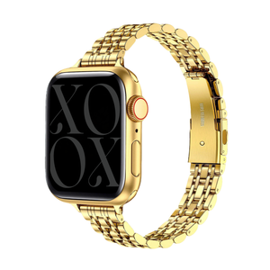xoxo Wildhearts Apple Watch Steel Strap 'Slim' (Gold)